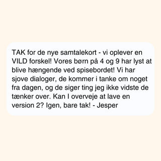 SPISEKORT: Hverdagshygge (samtalekort)